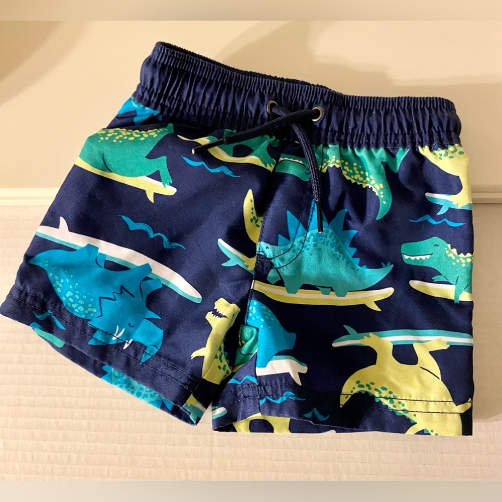 Carter’s Dinosaur Swim Trunks Size 12 months Like New!
